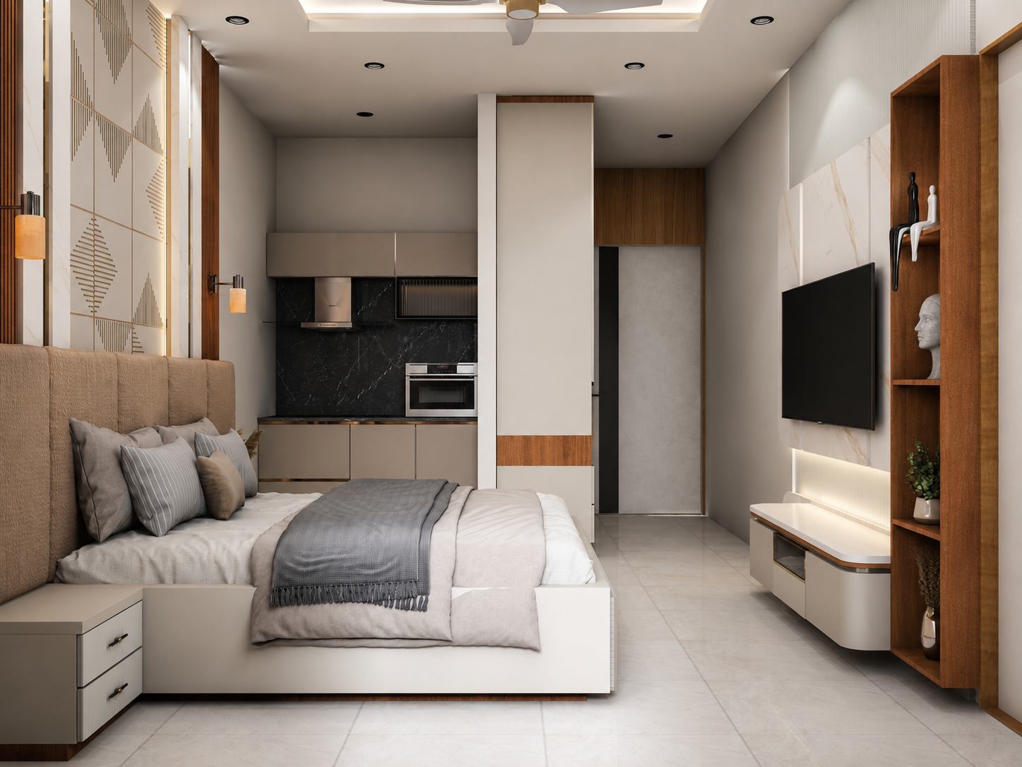 Studio Flat Spacious Living Room