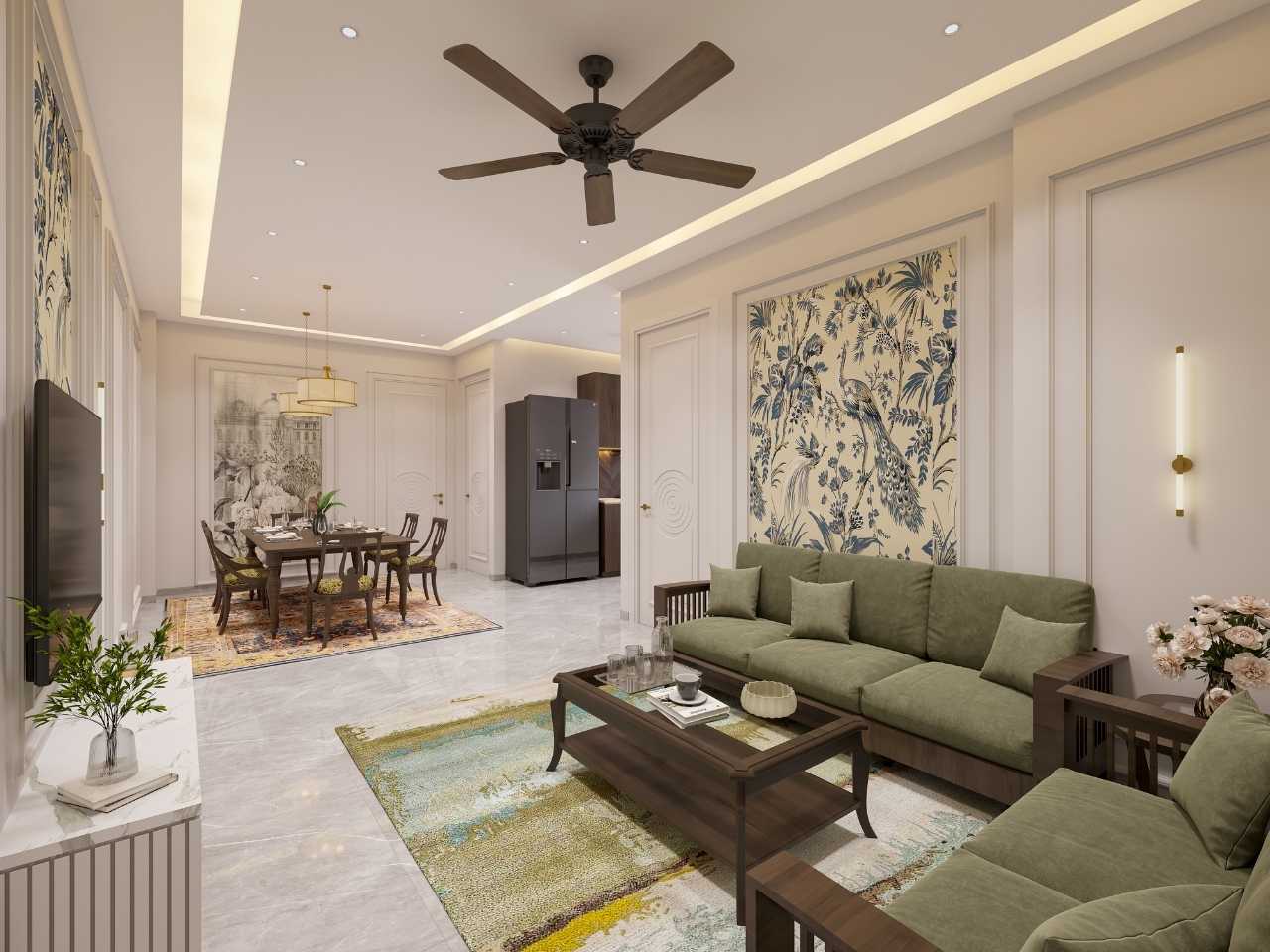 2 BHK Spacious Living Room